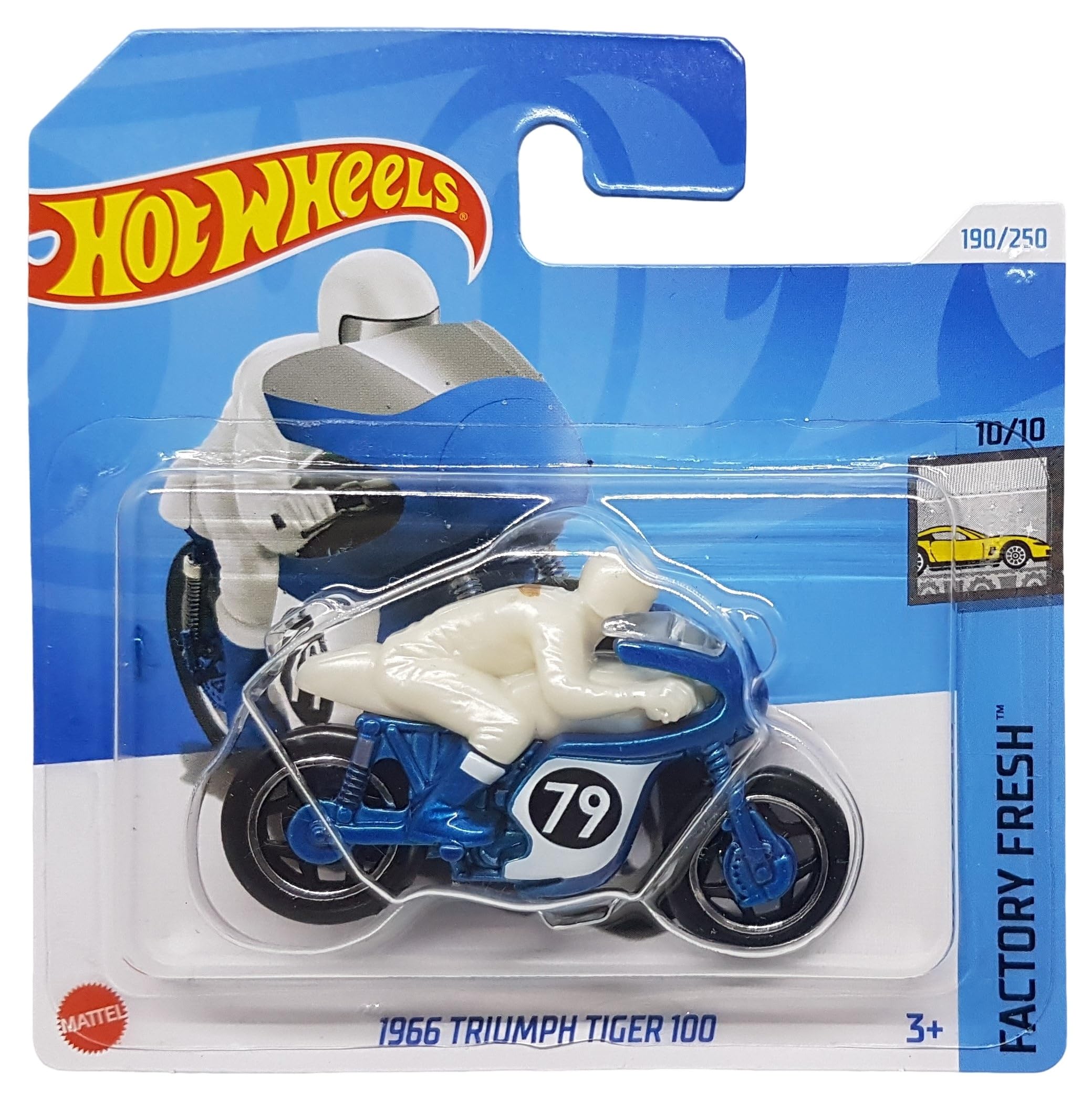 Hot Wheels – 1966 Triumph Tiger 100 – Factory Fresh 10/10 – HTD43